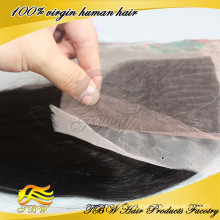 100% Virgin human hair cambodian silk base closure